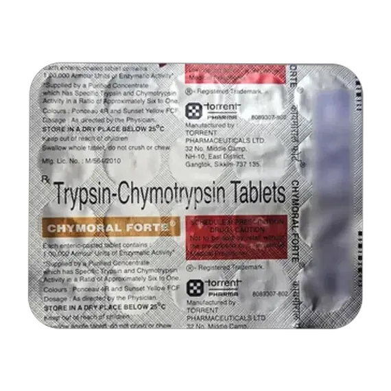 chymoral forte tablet 20's